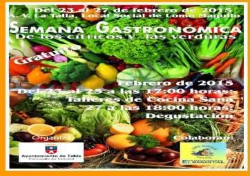 Cartel de la semana gastronómica (Foto TA)