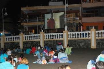 Imagen de archivo de una edición anterior del ciclo Cine de una Isla de Verano (Foto TA)