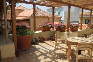 Terraza de la Casa-Museo León y Castillo (Foto Jesús Ruiz Mesa)