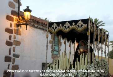 Procesión del Viernes Santo en Telde (Foto TA)