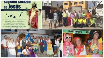Mosaico de fotos de las fiestas de La Garita (Foto TA)