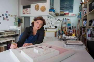 La artista Paqui Martín (Foto TA)