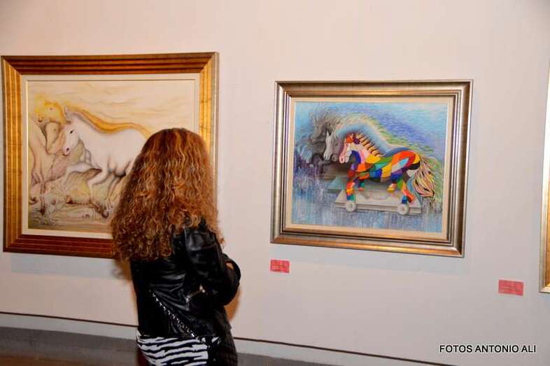 La muestra se inauguró anoche (Foto Antonio Alí)