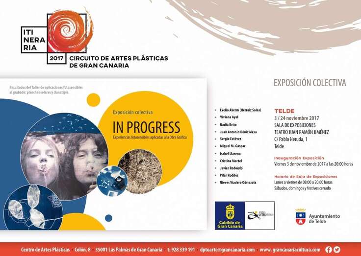 Cartel de la exposición (Foto TA)