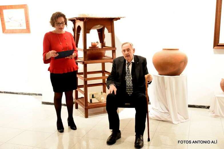 Momento de la inauguración de la exposición (Antonio Alí)