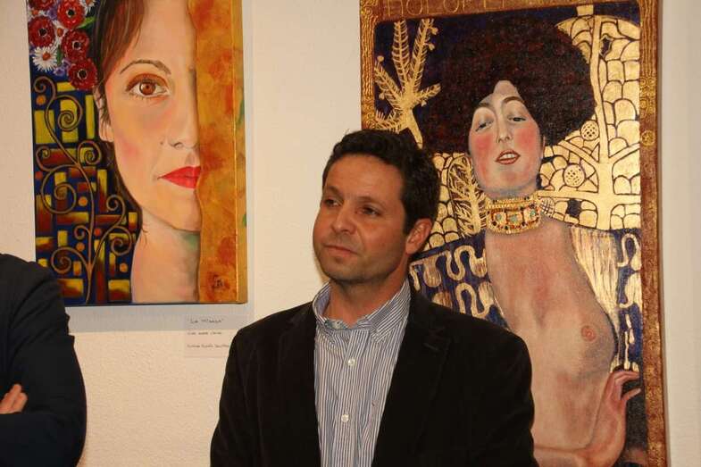 La muestra se expone en la sala del Teatro de Telde (Foto TA)