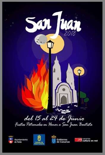 Cartel de las fiestas de San Juan 2018 (Foto TA)