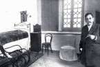 Benito Pérez Galdós en la habitación de su casa en Arguelles, en enero de 1914 (Foto Multimedia)