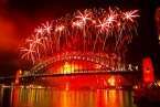 Celebración del Año Nuevo en Sydney Bridge (Foto Multimedia)