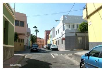 Imagen de la calle Matías Montero en el barrio teldense de El Ejido (Foto Luis A. López Sosa)