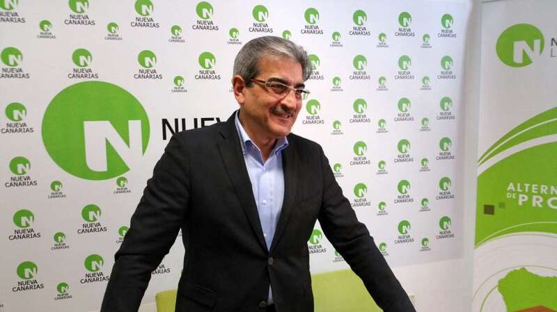 Román Rodríguez, en un acto de Nueva Canarias (Foto TA)