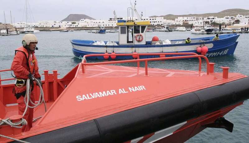 Imagen de la salvamar Al Nair, que participó en el operativo (Foto TA)