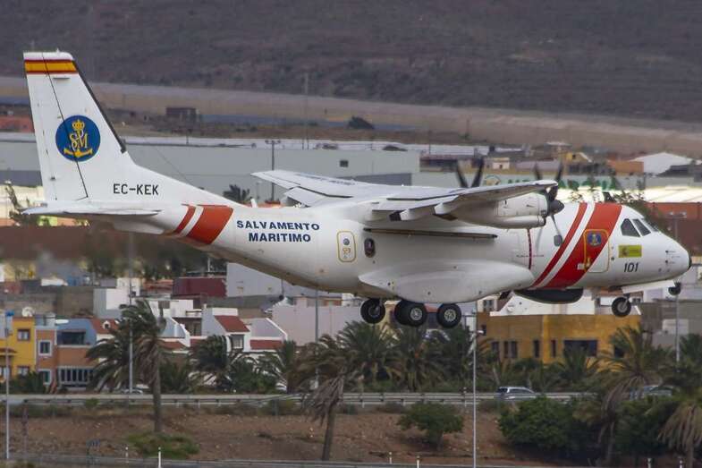 Avión de Salvamento Marítimo (Foto TA)