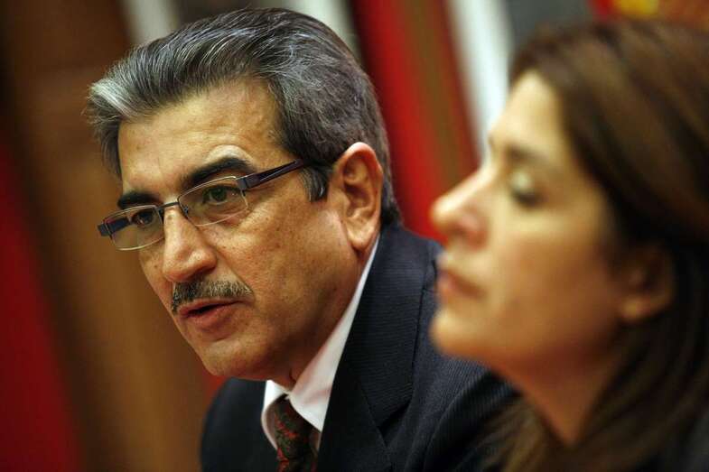 Román Rodríguez, presidente nacional de NC, y la alcaldesa de Telde, Carmen Hernández, en una imagen de archivo (Foto TA)