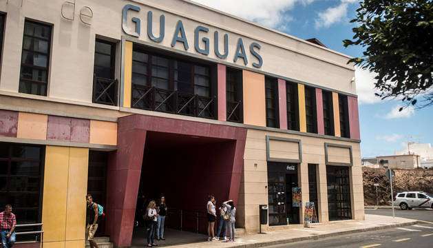 Estación de autobuses de Arrecife, en Lanzarote (Foto Efe).
