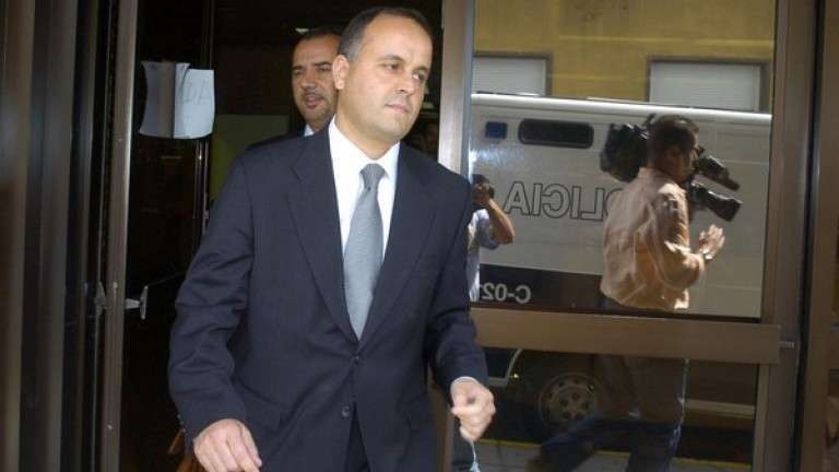 Celso Perdomo, ex director de Industria, en una imagen de archivo a la salida de los juzgados (Foto Canarias7)
