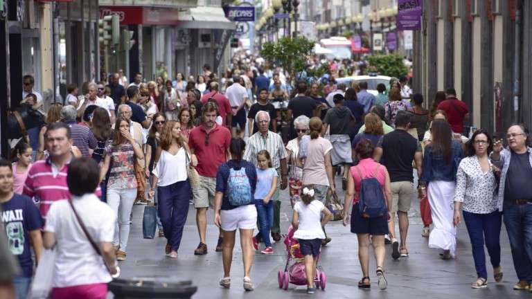 Imagen de archivo de la calle Triana, en la capital grancanaria (Foto Canarias7)