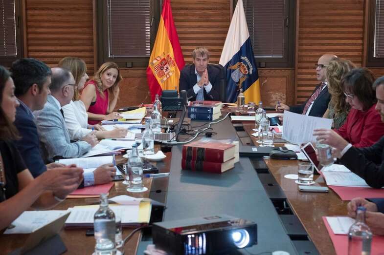 Imagen de archivo de un Consejo de Gobierno (Foto TA).