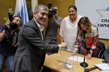 CC elige a Clavijo por unanimidad como candidato a Presidencia del Gobierno (Foto Acfi Press-TA)
