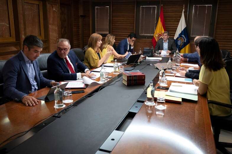 Imagen del Consejo de Gobierno de este lunes (Foto TA)