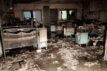 El incendio afectó al servicio de urgencias pediátricas de La Candelaria (Foto TA)