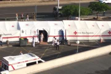 El incendio afectó al servicio de urgencias pediátricas de La Candelaria (Foto TA)