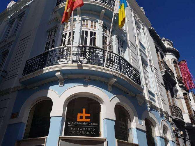 Imagen de la sede del Diputado del Común, en Santa Cruz de La Palma (Foto TA)