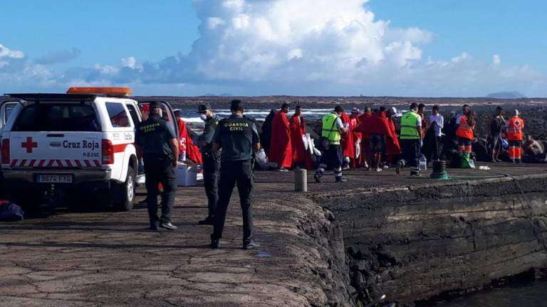 Imagen del dispositivo de emergencias (Foto Consorcio Emergencias Lanzarote)