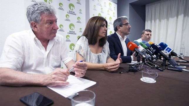 Imagen de archivo de dirigentes de Nueva Canarias (Foto TA)