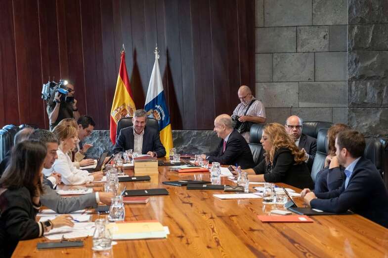 Imagen del Consejo de Gobierno de este lunes (Foto TA)