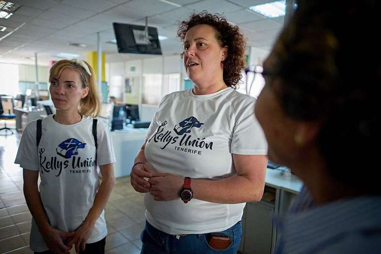 Las camareras de piso Hacen más de 20 habitaciones por día (Foto Diario de Avios)