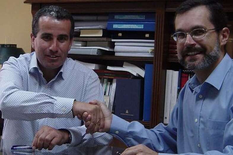 Mario Cabrera y Marcial Morales, en una imagen de archivo (Foto Canarias7)