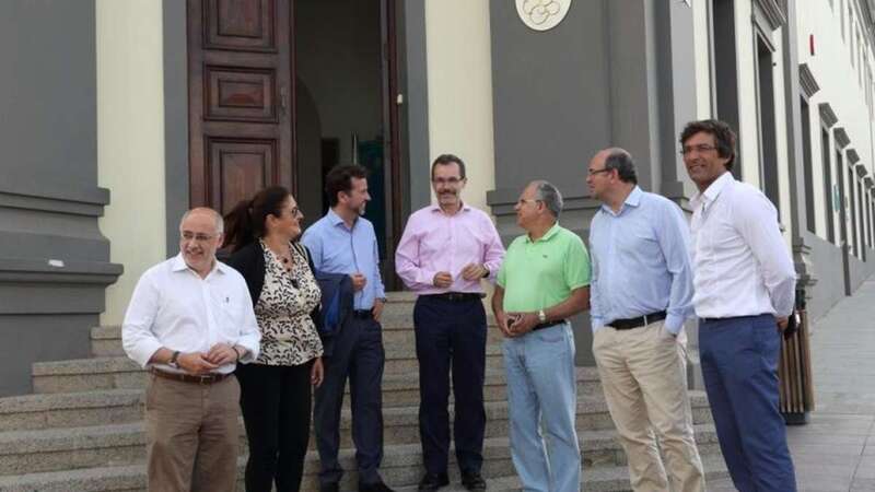 Imagen de archivo de los presidentes de los cabildos canarios (Foto Canarias7)