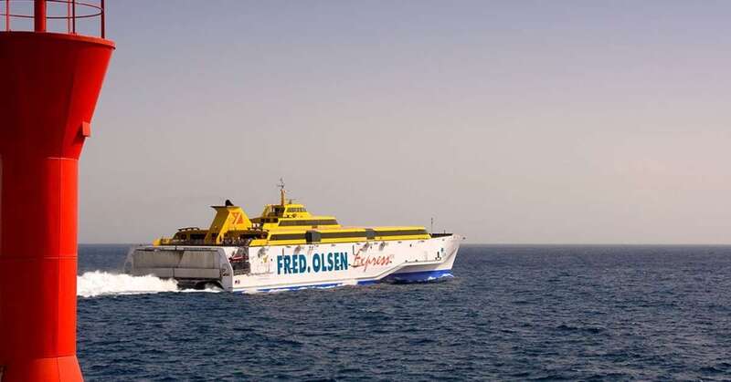 Embarcación rápida de Fred Olsen (Foto TA)