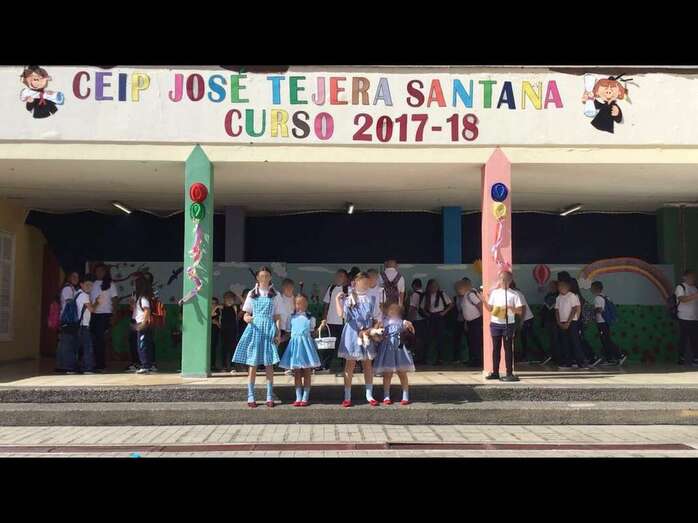 Actividad escolar en un CEIP de Telde (Foto TA)