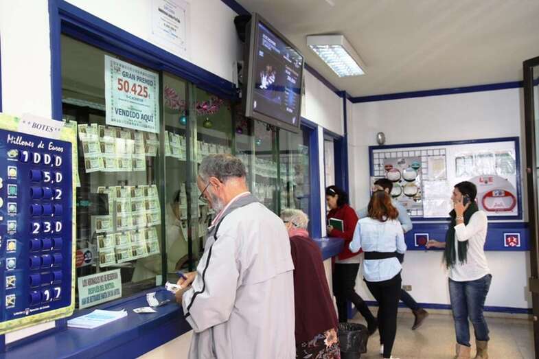 Imagen de archivo de una administración de Loterías de Telde (Foto José Manuel García)