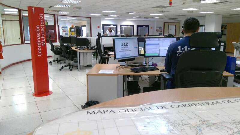 Imagen de archivo de una de las salas del 1-1-2 (Foto TA)