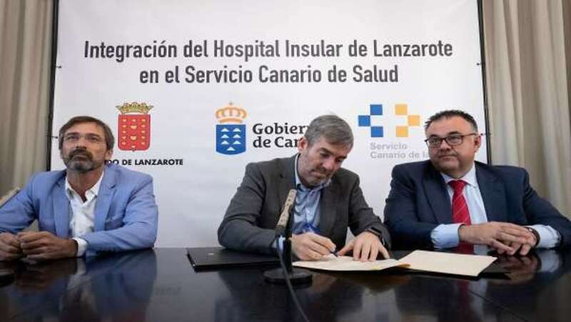 Momento de la firma del convenio de integración (Foto TA)