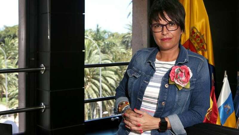 Imagen de archivo de la delegada del Gobierno en Canarias, Elena Máñez (Foto TA)