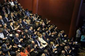 Acto institucional para realzar el nuevo Estatuto de Autonomía de Canarias (Foto Acfi Press)