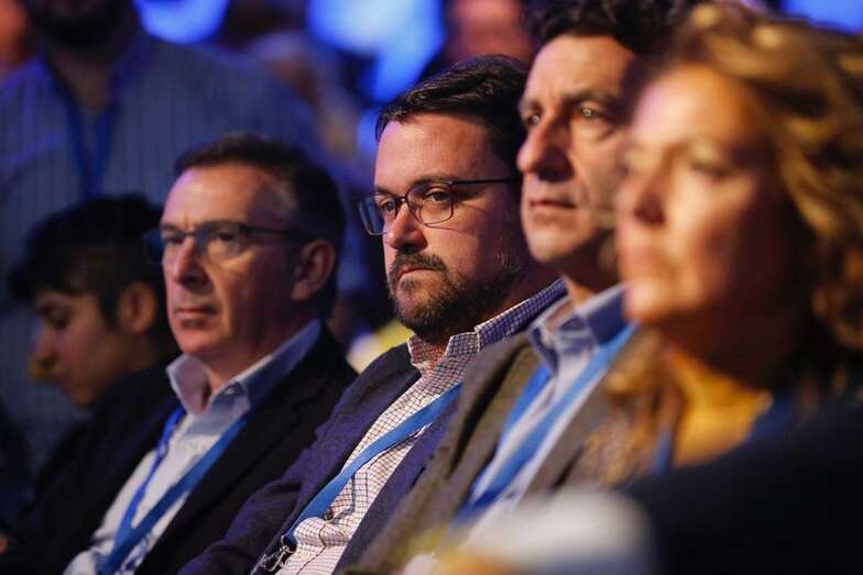 Asier Antona intervino en la Convención Nacional del PP (Foto TA)