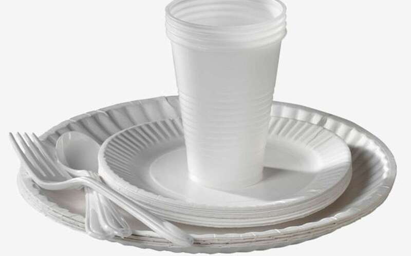 Vajilla de un solo uso (Foto TA)