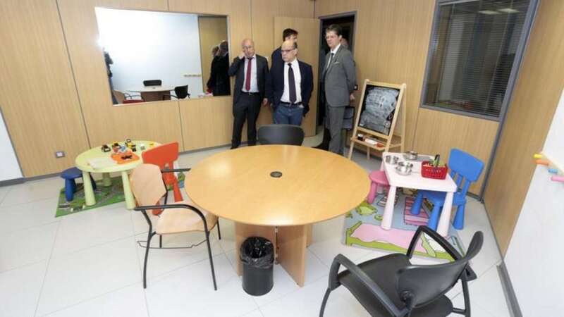 Imagen de archivo de la sala Gesell del Palacio de Justicia de Arrecife (Foto Canarias7)