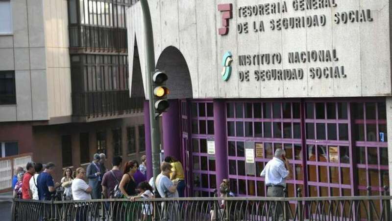 Imagen de archivo de la Tesorería General de la Seguridad Social en Las Palmas (Foto TA)