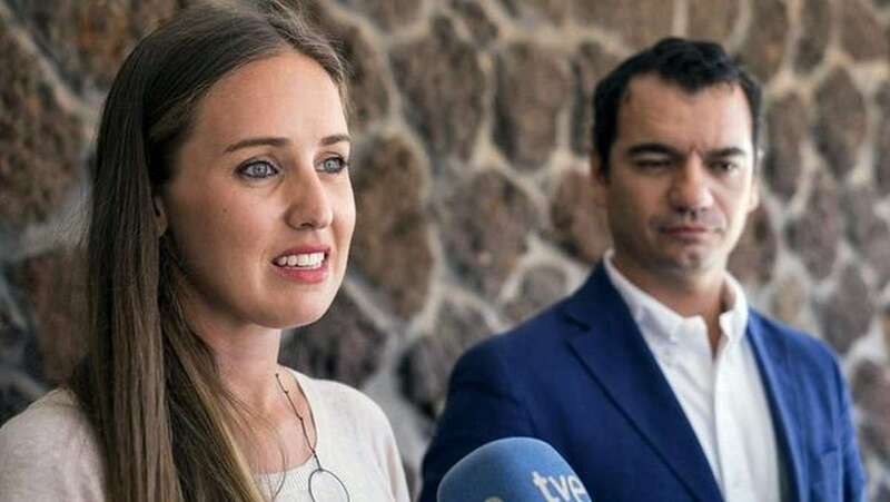 Melisa Rodríguez y Saúl Ramírez. (Foto Efe/Ángel Medina)