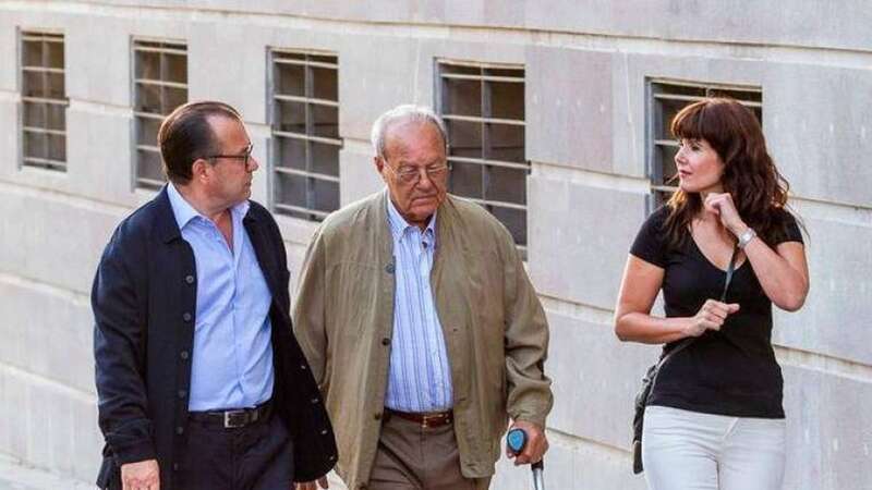 Ignacio González (centro), durante uno de los juicios de Las Teresitas (Foto TA)