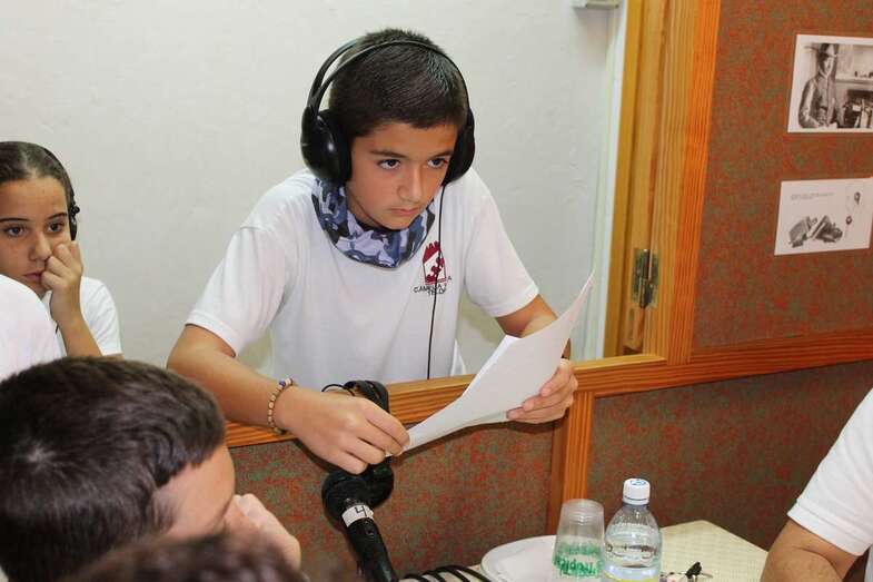 Imagen de archivo de Radio Los Picos, del Colegio Amelia Vega de Monzón (Foto TA)