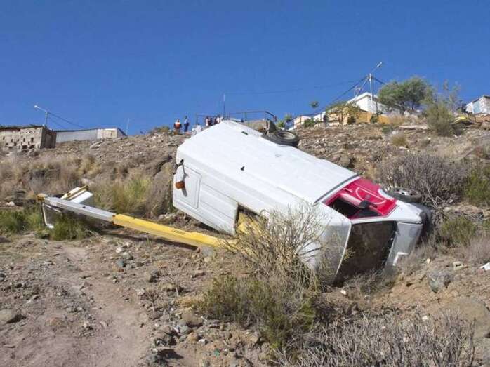 Imagen de archivo de un accidente laboral en el Sur grancanario (Foto Canarias7 / Borja Suárez)