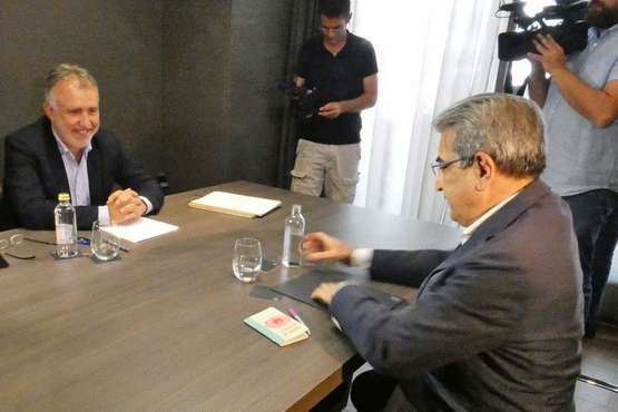 El PSOE excluye a CC y negociará un gobierno de cambio en Canarias con PP, NC, Podemos y ASG (Foto Acfi Press y TA)