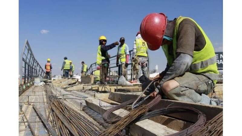 Trabajadores de la construcción (Foto TA)